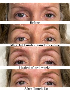 Eyebrow Tattoo result by Infinite Beauty By Shannon in Jupiter, FL