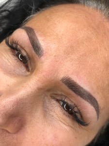 Eyebrow Tattoo result by Infinite Beauty Studio in Winston Salem, NC