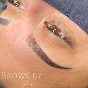 Eyebrow Tattoo result by Infinite Cosmetic Tattoo Studio in El Paso, TX