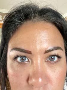 Eyebrow Tattoo result by Infinite Grace Beauty Oasis in Troy, MI
