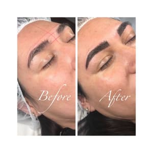 Eyebrow Tattoo result by Infinity Brows & Beauty in La Jolla, CA