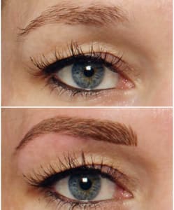 Eyebrow Tattoo result by Infinity Makeup Permanent Eyeliner Clinic in Sugar Land, TX