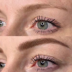 Eyebrow Tattoo result by Infinity Makeup Permanent Eyeliner Clinic in Sugar Land, TX