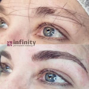 Eyebrow Tattoo result by Infinity Permanent Makeup in Boonville, IN