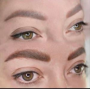 Eyebrow Tattoo result by Inga Mode PMU Studio in Woodland Hills, CA