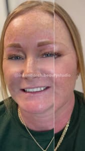 Eyebrow Tattoo result by Ink and Arch Beauty Studio LLC in Willoughby, OH