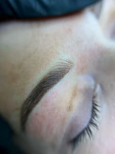 Eyebrow Tattoo result by Ink and Arch Beauty Studio LLC in Willoughby, OH