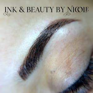 Eyebrow Tattoo result by Ink and Beauty by Nicole in Salt Lake City, UT