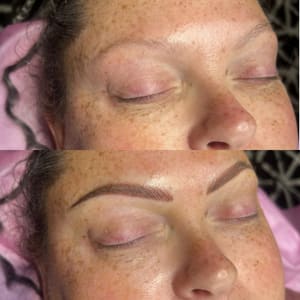 Eyebrow Tattoo result by Ink and Esthetics by Arti in Elko, NV