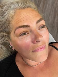 Eyebrow Tattoo result by Ink and Glow Beauty Microblading in Carlsbad, CA