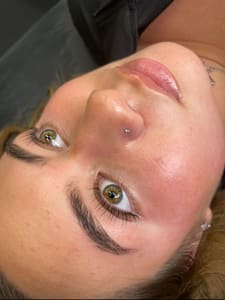 Eyebrow Tattoo result by Ink and Glow Beauty Microblading in Carlsbad, CA