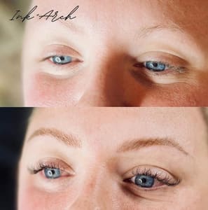 Eyebrow Tattoo result by Ink + Arch Beauty Co. in Little Chute, WI