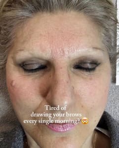 Eyebrow Tattoo result by Ink & Beauty TM in Erie, PA