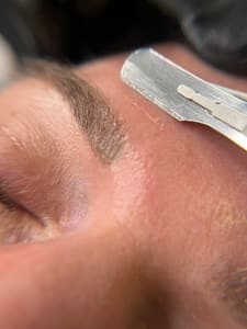Eyebrow Tattoo result by Ink by Britt permanent makeup academy and studio in Mesquite, NV