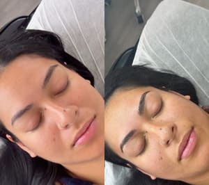 Eyebrow Tattoo result by Ink by Eden ombré powder brows in Las Vegas, NV