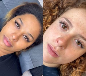 Eyebrow Tattoo result by Ink by Eden ombré powder brows in Las Vegas, NV