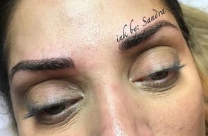 Eyebrow Tattoo result by Ink By Sandra in Troy, MI