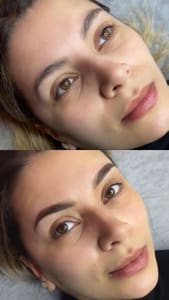Eyebrow Tattoo result by Ink Cosmetics by Kat in Englewood, NJ