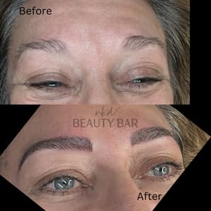 Eyebrow Tattoo result by Ink'd Beauty Bar in Visalia, CA