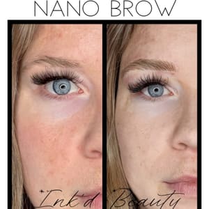 Eyebrow Tattoo result by Ink'd Beauty LLC in Augusta, ME