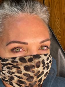 Eyebrow Tattoo result by INK'd PMU Studio, LLC in Leicester, MA