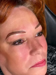 Eyebrow Tattoo result by INK'd PMU Studio, LLC in Leicester, MA