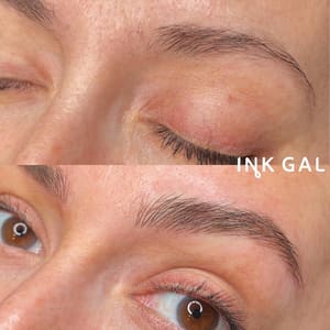 Eyebrow Tattoo result by Ink Gal Cosmetic Tattoo in Glendale, CA