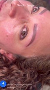 Eyebrow Tattoo result by Ink & Glow Spa/ Rubíes exquisite permanent makeup in Knightdale, NC