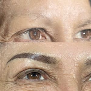 Eyebrow Tattoo result by Ink & Gold Studio LLC in Wheat Ridge, CO