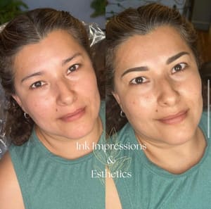 Eyebrow Tattoo result by Ink Impressions & Esthetics in Cotati, CA