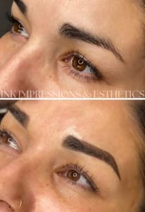 Eyebrow Tattoo result by Ink Impressions & Esthetics in Cotati, CA