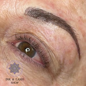 Eyebrow Tattoo result by Ink & Lash Shop by Jennifer McCahill in Millsboro, DE