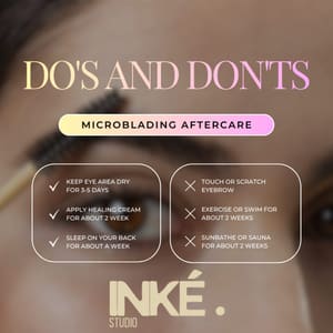 Eyebrow Tattoo result by INKÉ Studio in King Of Prussia, PA
