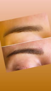 Eyebrow Tattoo result by Inka Microblading & Cosmetic Tattoos in Inglewood, CA