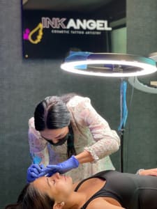 Eyebrow Tattoo result by INKAngel Cosmetic Tattoo Artistry in Boca Raton, FL