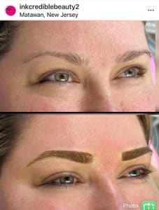 Eyebrow Tattoo result by Inkcredible Beauty 2 in Matawan, NJ