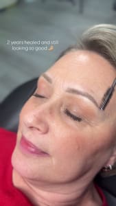 Eyebrow Tattoo result by INKD Brow Studio in Oklahoma City, OK
