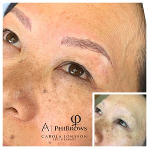 Eyebrow Tattoo result by Inked Arch in Costa Mesa, CA