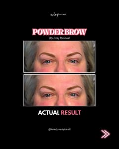 Eyebrow Tattoo result by Inked Beauty Bar in Fairview Heights, IL