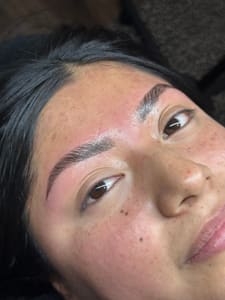 Eyebrow Tattoo result by Inked Beauty by Lesslie in Kearny, NJ