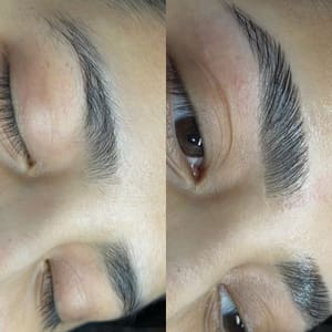 Eyebrow Tattoo result by Inked Beauty by Lesslie in Kearny, NJ