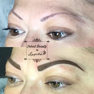 Eyebrow Tattoo result by Inked Beauty By Lupita in Walla Walla, WA