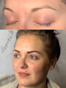 Eyebrow Tattoo result by Inked Beauty By Lupita in Walla Walla, WA