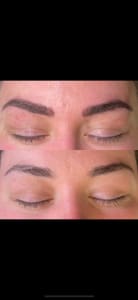 Eyebrow Tattoo result by Inked Beauty by Stella in Chesapeake Beach, MD