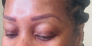 Eyebrow Tattoo result by Inked Beauty by Stella in Chesapeake Beach, MD