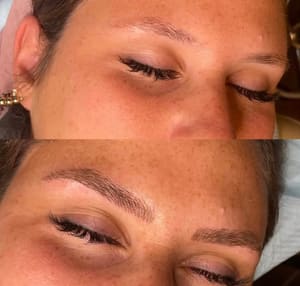 Eyebrow Tattoo result by Inked Beauty by Stella in Chesapeake Beach, MD