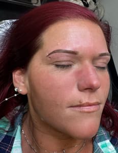 Eyebrow Tattoo result by Inked Beauty Studio in Trenton, MO
