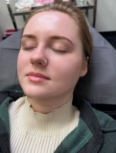 Eyebrow Tattoo result by Inked Beauty Studio in Trenton, MO