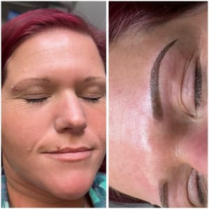 Eyebrow Tattoo result by Inked Beauty Studio in Trenton, MO
