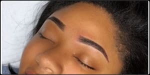 Eyebrow Tattoo result by Inked Brows & Beauty in Richmond, VA